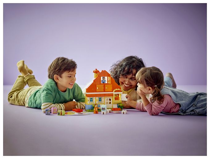 Blueys Familienhaus mit Memory-Spiel 