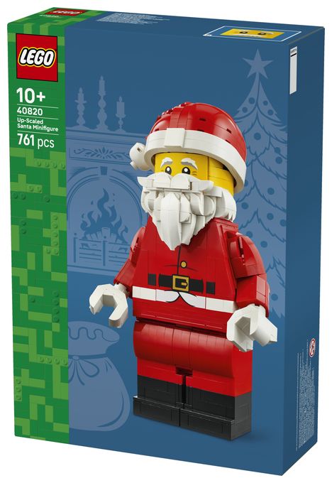 Große Weihnachtsmann-Minifigur 