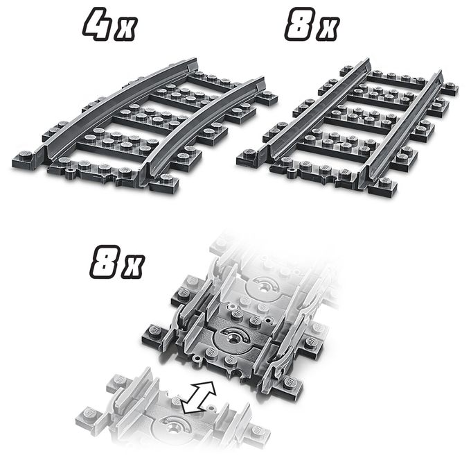 LEGO Schienen 