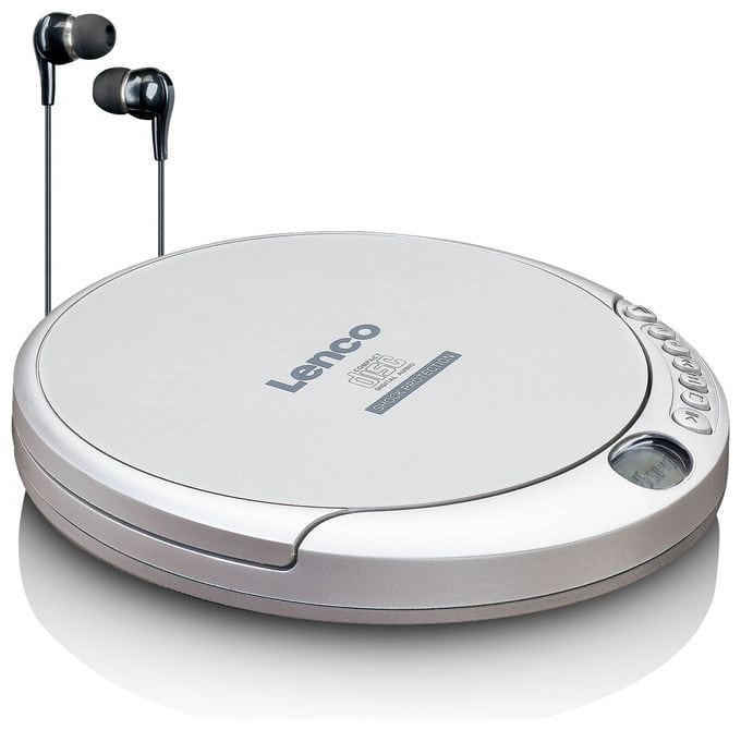 CD Payer  CD-201 portabler (Silber) 