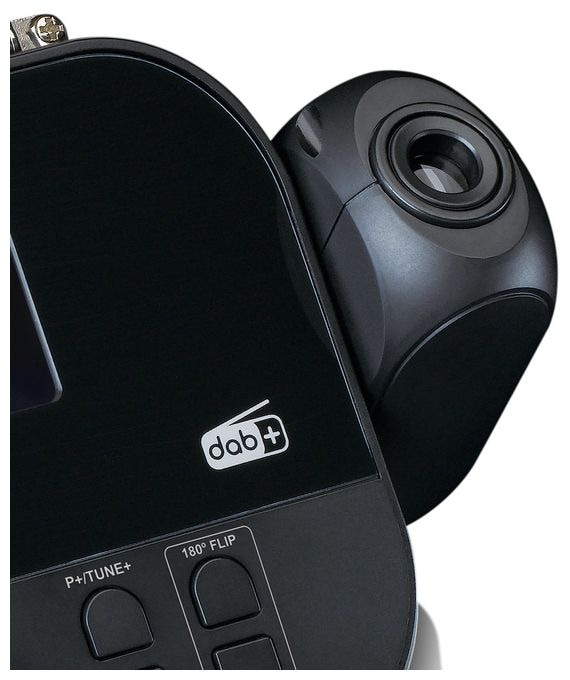 DAB+, FM Radio Uhr  CR-615 (Schwarz) 