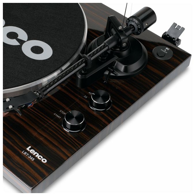 Audio-Plattenspieler mit Riemenantrieb  LBT-345WA (Walnuss) 
