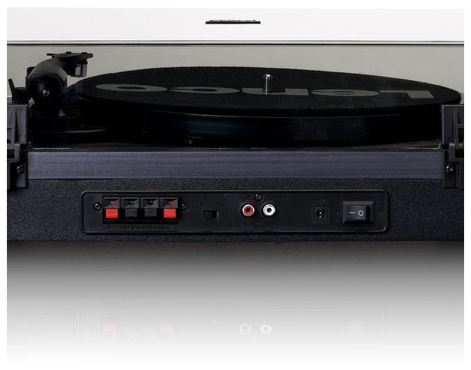 Audio-Plattenspieler mit Riemenantrieb  LS-301 (Schwarz) 
