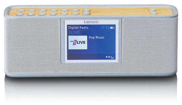 Bluetooth DAB, DAB+, FM Radio Persönlich  PDR-046 (Braun, Weiß) 