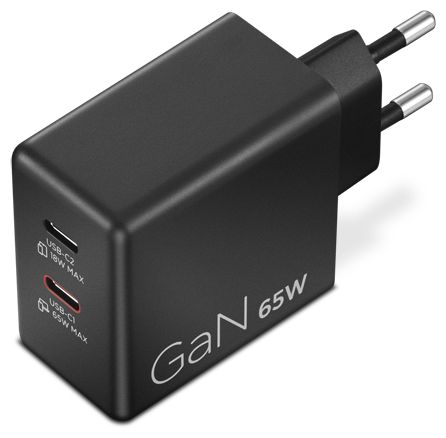 Dual USB-C 65W GaN Charger 