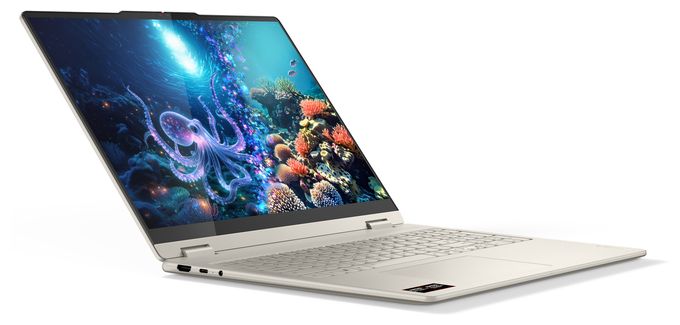 2K Ultra HD Notebook 40,6 cm (16 Zoll) 2880 x 1800 Pixel 1 TB SSD Windows 11 Home AMD Ryzen 7 max. 5 GHz  Yoga 7 16AKP10 Copilot+ (Grau) 