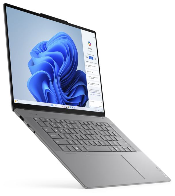 2K Ultra HD Notebook 38,9 cm (15.3 Zoll) 2880 x 1800 Pixel 1 TB SSD Windows 11 Home Intel Core Ultra 7 max. 4,8 GHz  Yoga Slim 7 15ILL9 (Grau) 