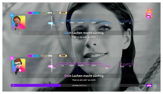 Let's Sing 2025 German Version [+ 2 Mics] (PlayStation 4) 