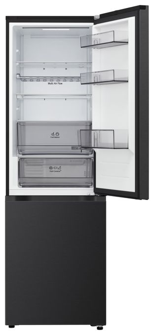 220 l / 113 l Kühl-Gefrierkombi freistehend NoFrost 135 kWh Jahr  GBBS312BEV (Schwarz) 