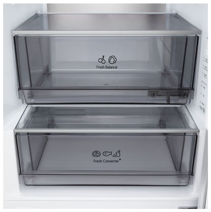 262 l / 113 l Kühl-Gefrierkombi freistehend NoFrost 175 kWh Jahr  GBBS524CPY (Silber) 