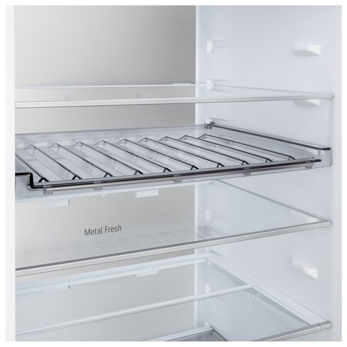 262 l / 113 l Kühl-Gefrierkombi freistehend 112 kWh Jahr  GBBS525APY (Silber) 