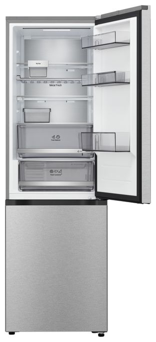 220 l / 113 l Kühl-Gefrierkombi freistehend NoFrost 108 kWh Jahr  GBBS716AMB (Metallisch) 