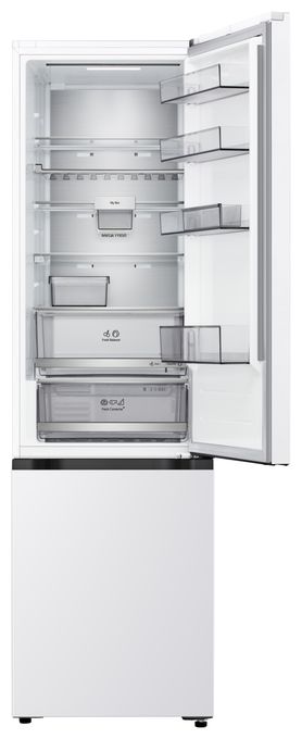 262 l / 113 l Kühl-Gefrierkombi freistehend NoFrost 112 kWh Jahr  GBBS726ASW (Weiß) 