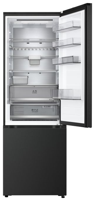 326 l / 139 l Kühl-Gefrierkombi freistehend NoFrost 123 kWh Jahr  GBBW726AEV (Schwarz) 