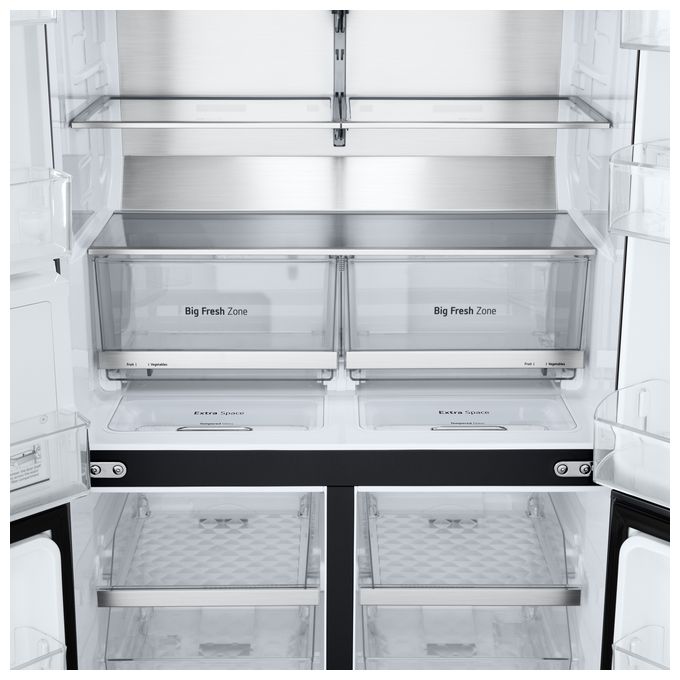 Side-by-Side Kühl-/ Gefrierkombination 367 l / 274 l 359 kWh NoFrost 1792 mm x 914 mm  GML960EVBE (Schwarz) 