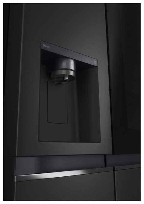 Side-by-Side Kühl-/ Gefrierkombination 416 l / 219 l 350 kWh NoFrost 1790 mm x 913 mm  GSGV81EPLL (Schwarz) 