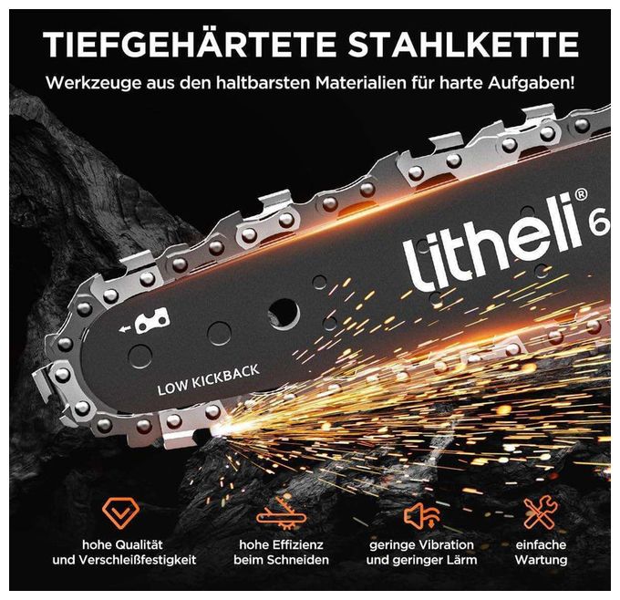 U20MC00-0U120 20V Mini Kettensäge 1,35kg ohne Akku 2,0Ah 