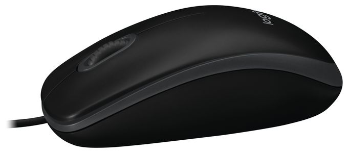 800 DPI Büro Maus Optisch  B100 (Schwarz) 