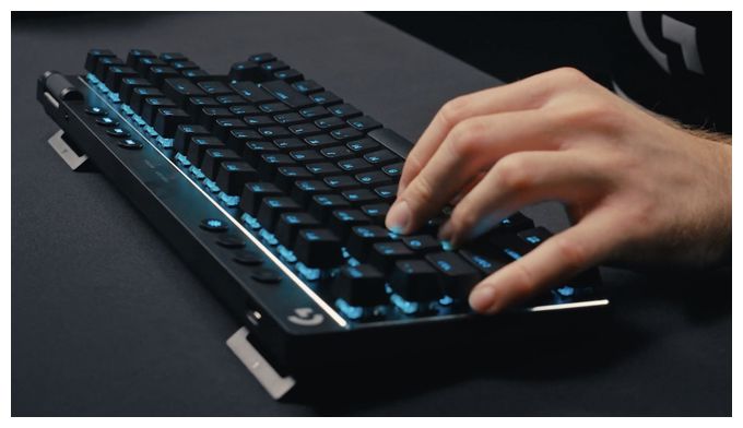 RGB-LED Gaming Tastatur RF Wireless + Bluetooth 2.4 GHz  Pro X TKL (Schwarz) 