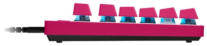 LED Gaming Tastatur USB  Pro X TKL Rapid (Pink) 