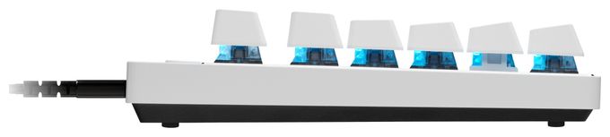 LED Gaming Tastatur USB  Pro X TKL Rapid (Weiß) 