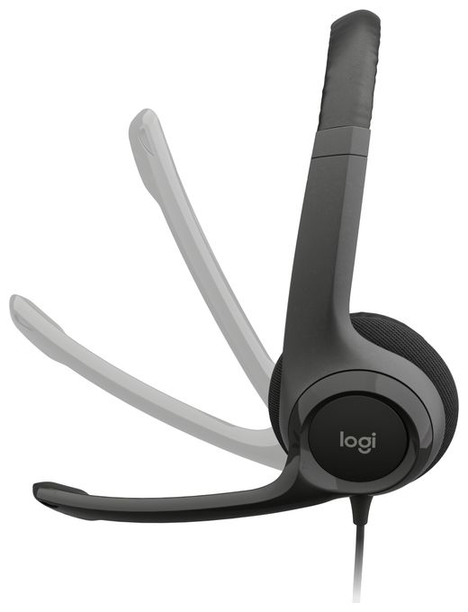 Ohraufliegender Kopfhörer Kabelgebunden USB Typ-A  H390 (Schwarz) 