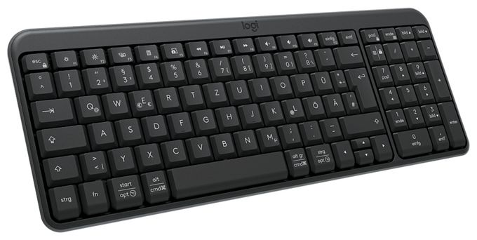 Universal Tastatur RF Wireless + Bluetooth 2.4 GHz  K250 Compact Bluetooth (Graphit) 