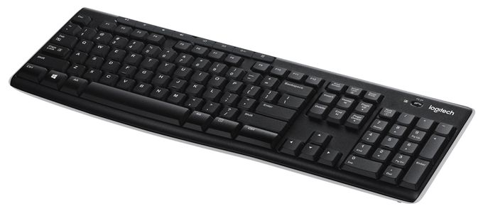 Tastatur RF Wireless 2.4 GHz  K270 (Schwarz) 
