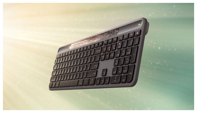 Universal Tastatur RF Wireless + Bluetooth 2.4 GHz  K980 Signature Slim Solar+ (Graphit) 