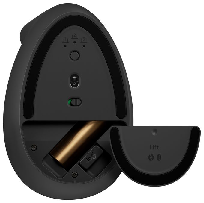 4000 DPI Büro Maus Optisch  Lift Left (Graphit) 