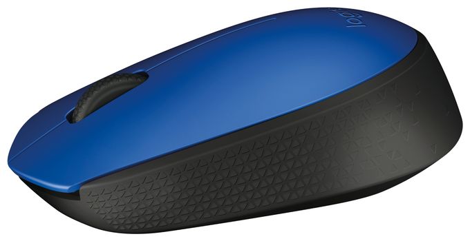 1000 DPI Büro Maus Optisch  M171 (Schwarz, Blau) 