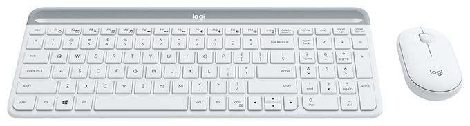 Universal Tastatur RF Wireless 2.4 GHz  MK470 (Weiß) 