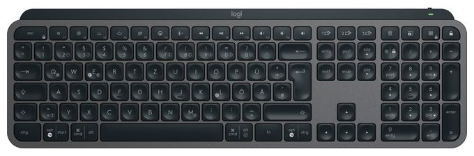 LED Büro Tastatur RF Wireless + Bluetooth  MX Keys Combo for Business Gen. 2 (Graphit) 