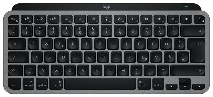 LED Heimbüro Tastatur Bluetooth  MX Keys Mini For Mac (Schwarz, Grau) 