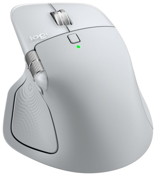 8000 DPI Büro Maus Laser  MX Master 4 for Mac (Silber, Weiß) 