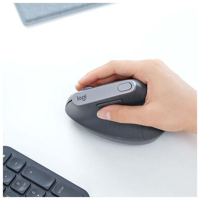 4000 DPI Büro Maus Optisch  MX Vertical Advanced Ergonimic (Graphit) 