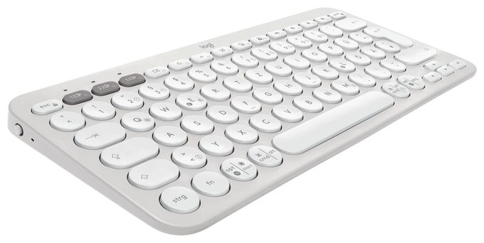 Universal Tastatur Bluetooth  Pebble Keys 2 K380s (Weiß) 
