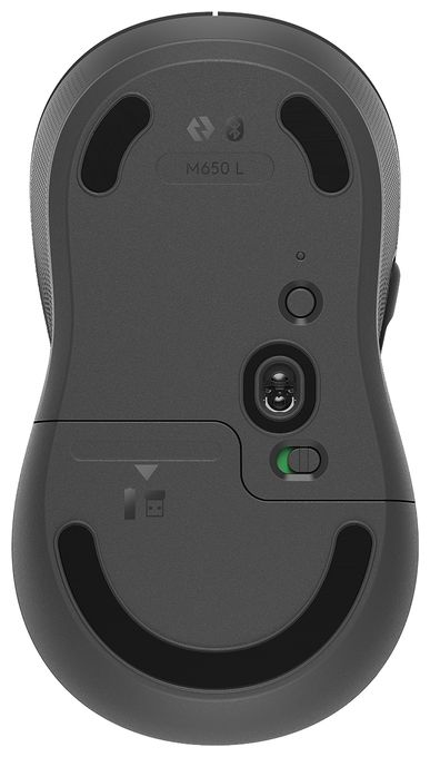 4000 DPI Büro Maus Optisch  Signature M650 (Graphit) 