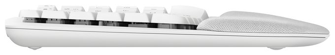 Büro Tastatur RF Wireless + Bluetooth 2.4 GHz  Wave Keys (Weiß) 