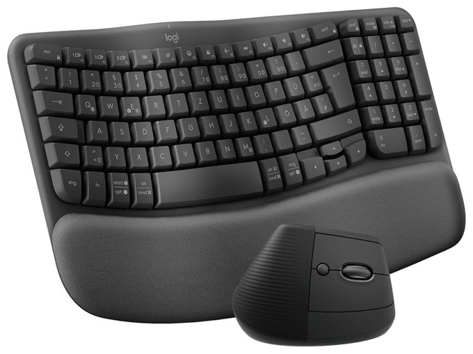 Universal Tastatur Bluetooth  Wave Keys and Lift Combo (Graphit) 