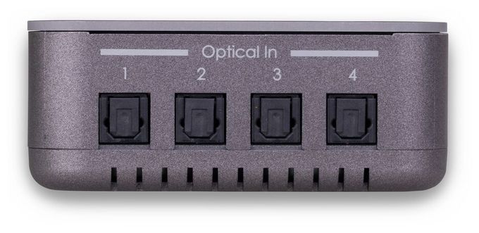 Connect TS41 - Optical-Switch - 4 Eingänge / 1 Ausgang - Toslink 