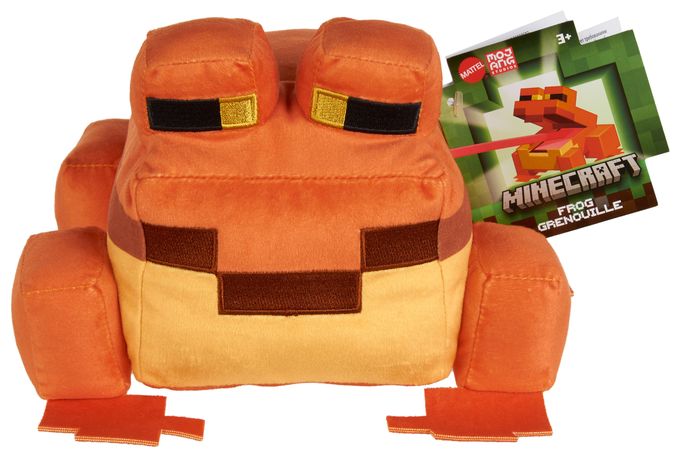 Minecraft Plüschfrosch-Spielzeug, ca. 20 cm große weiche Figur, vom Videospiel inspirierter Charakter 