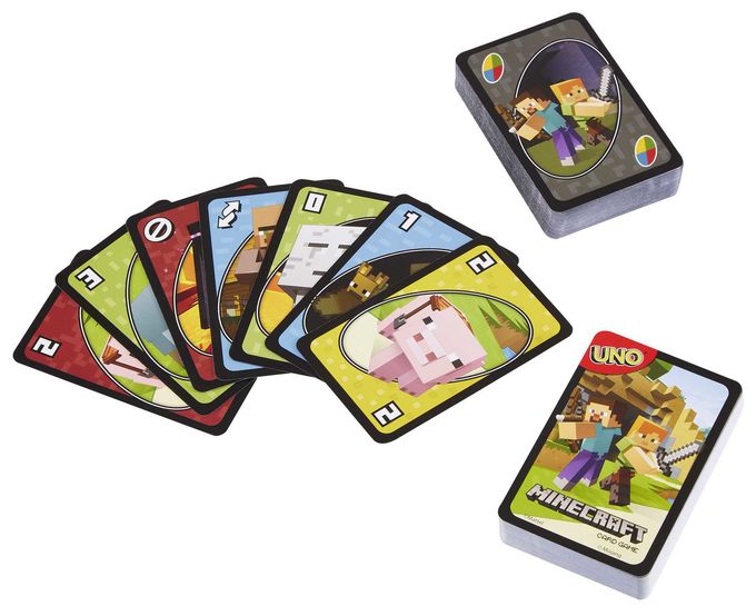 Uno Minecraft Kartenspiel bis zu 10 Spielern ab 7 Jahr(e) 