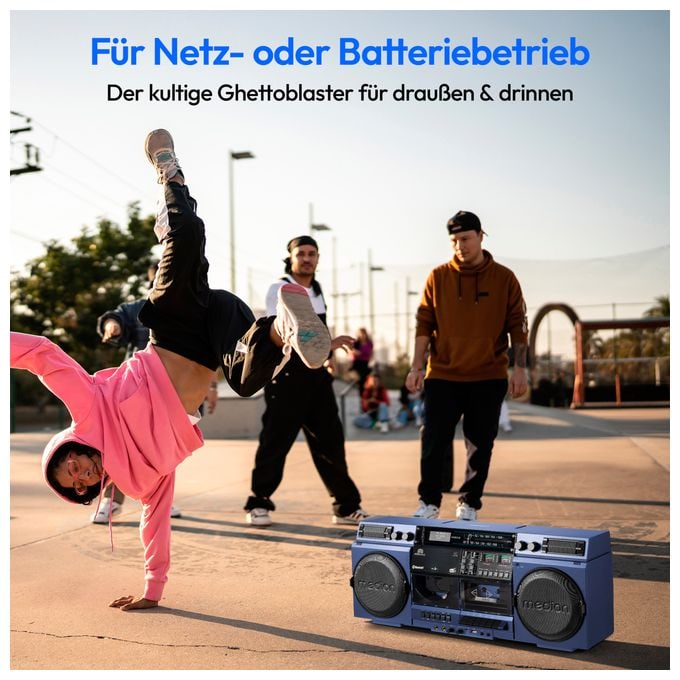DAB+, PLL 20 W Bluetooth  Life P66538 (Blau) 