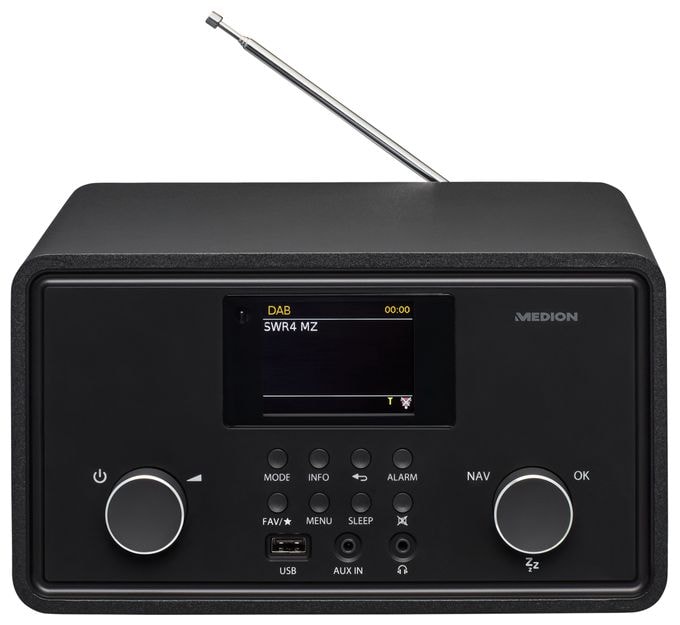Bluetooth AM, DAB+, FM Radio Persönlich  Life P85027 (Schwarz) 