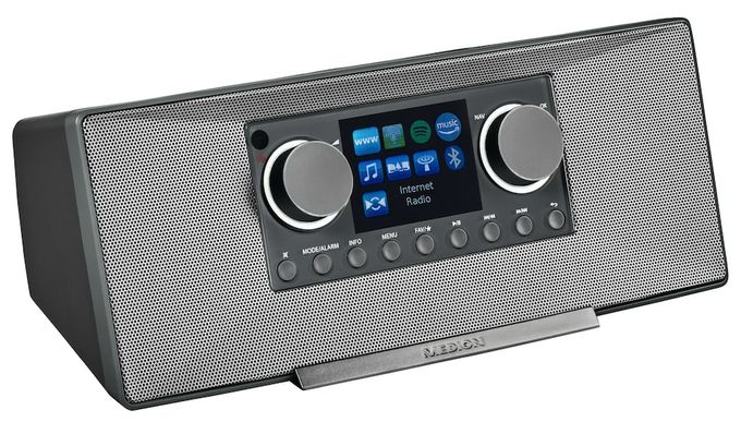 Bluetooth DAB+, FM Radio Internet  Life P85333 (Grau) 