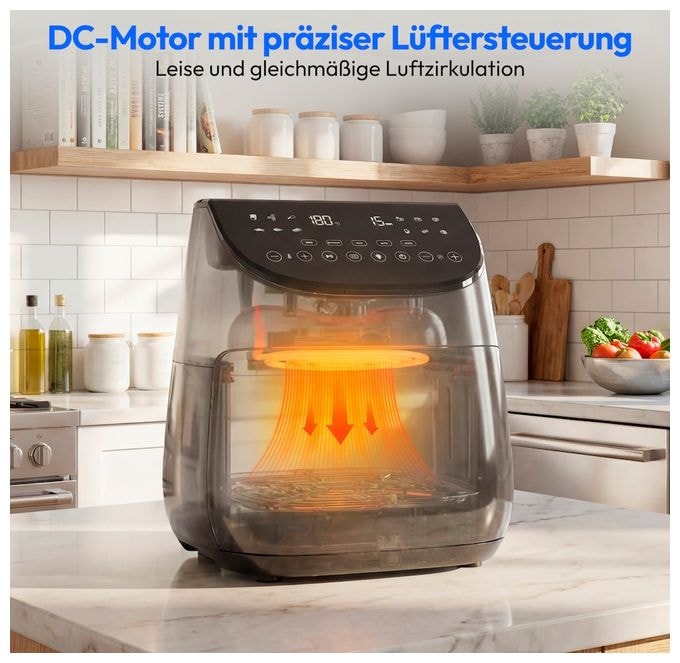 Heißluftfritteuse 6,6 l  Life X20 XL MD13060 (Schwarz) 