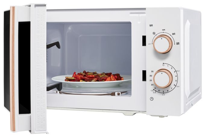 Freistehende Mikrowelle 700 W Größe: klein 5 Stufen  MD10596 (Weiß) 