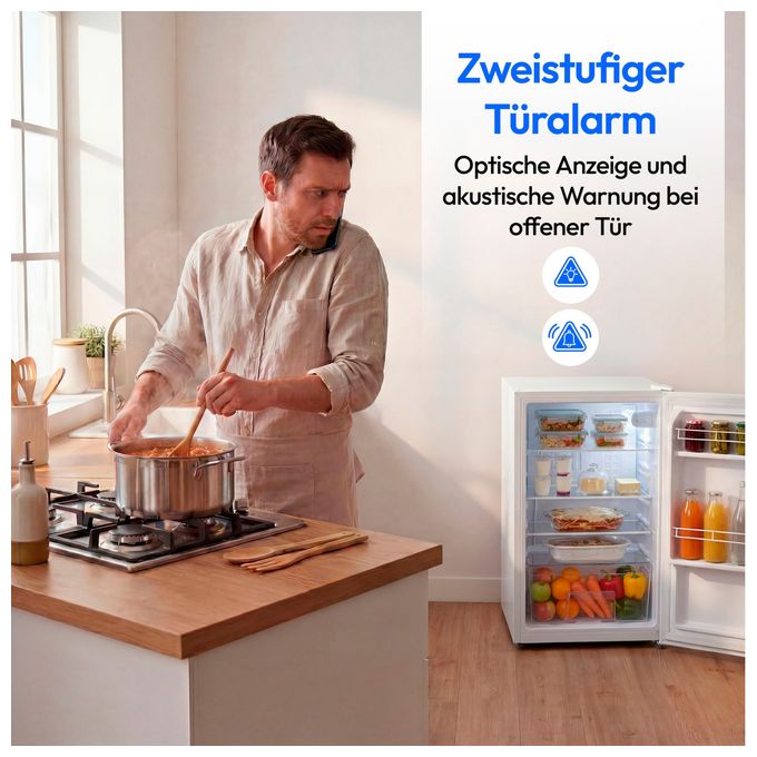 / 76 l Kühlschrank freistehend EEK: E 84 kWh Jahr  MD370009 (Weiß) 