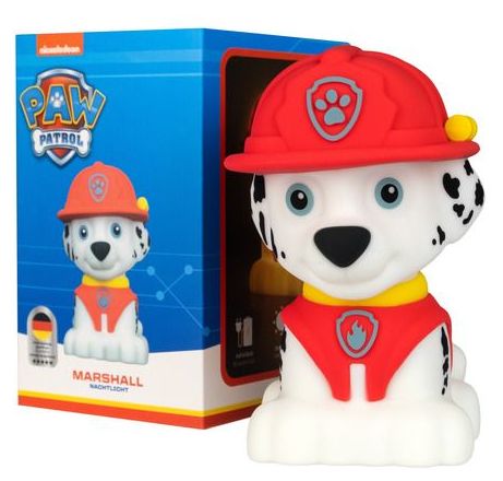 LED Warmweiß (3000K) Warmweiß MegaLight Paw Patrol Marshall Nachtlicht 